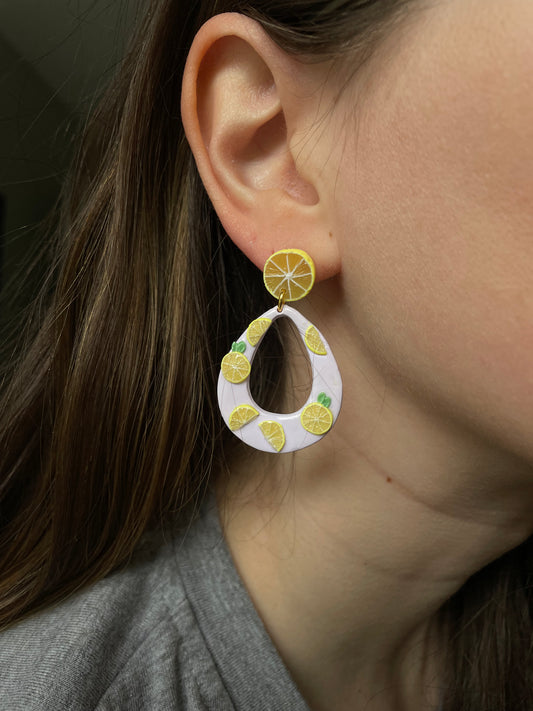 Lavender Lemonade Earrings