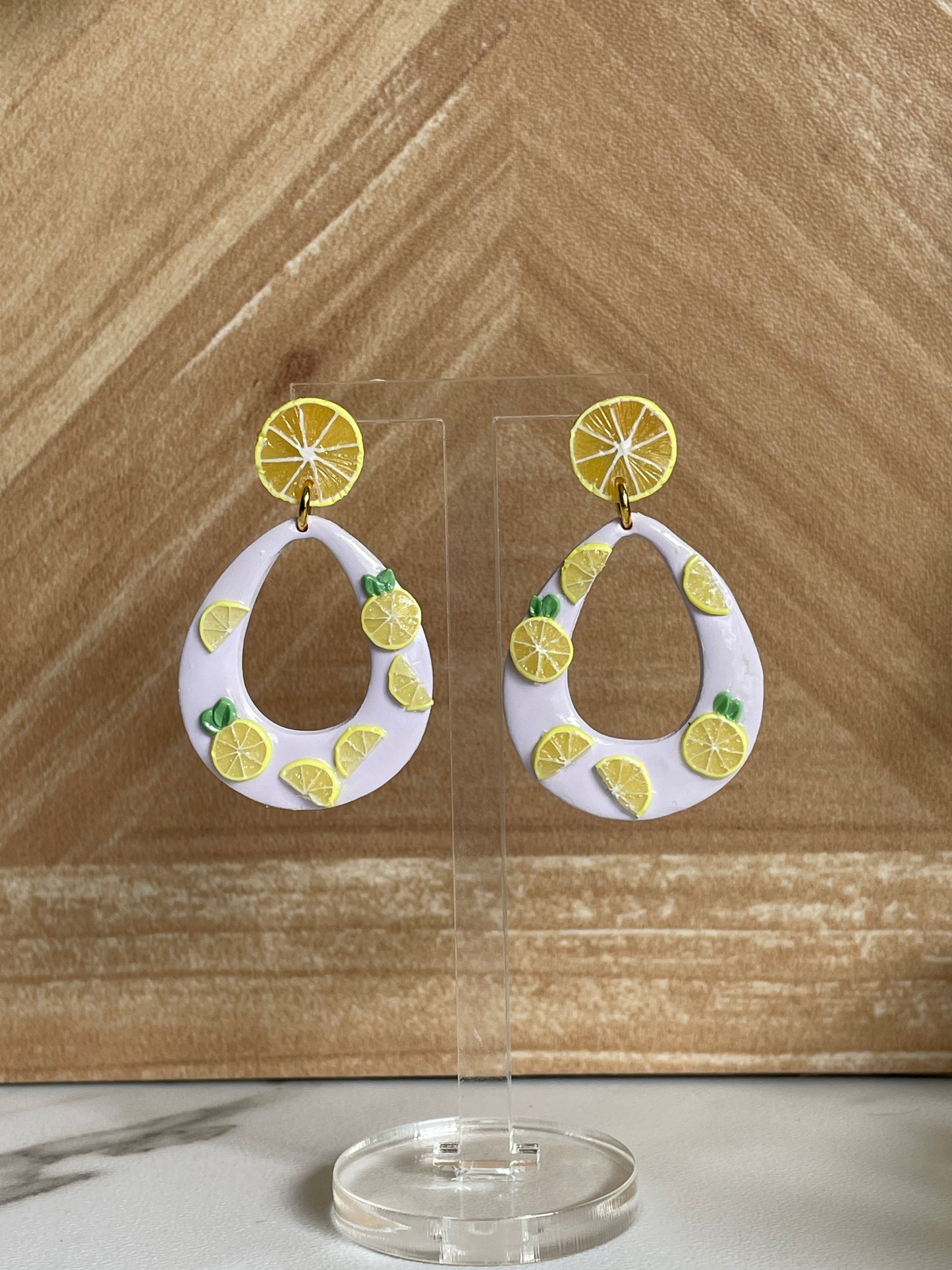 Lavender Lemonade Earrings