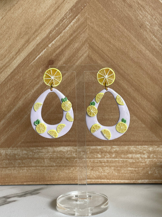 Lavender Lemonade Earrings