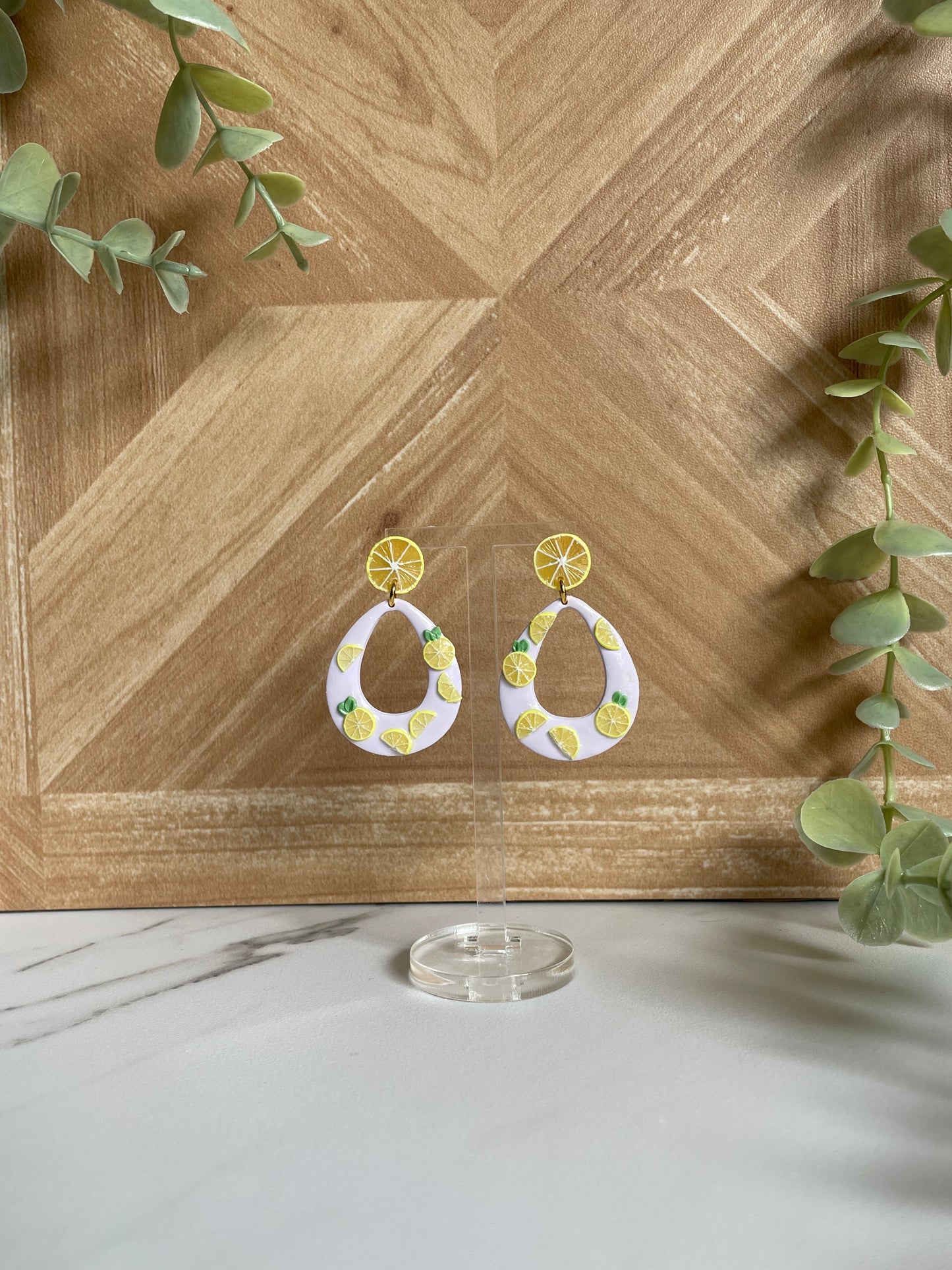Lavender Lemonade Earrings